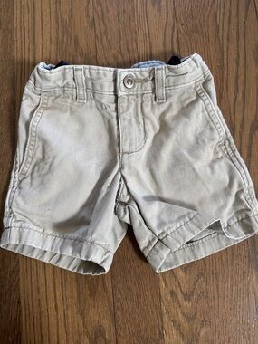 J. Khaki Toddler Cotton Shorts - Beige